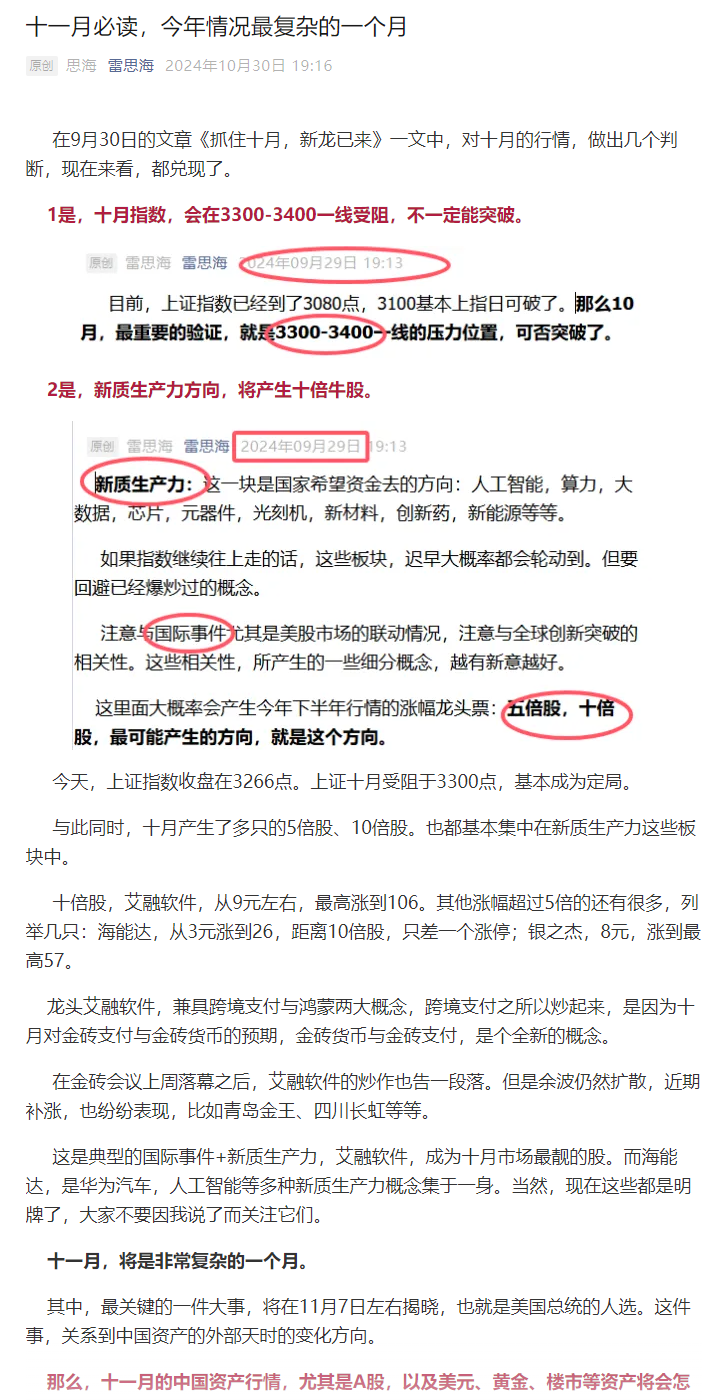 雷思海2024年10月30日付费文–十一月必读,今年情况最复杂的一个月,2024年,付费文,雷思海,第2张 雷思海2024年10月30日付费文–十一月必读,今年情况最复杂的一个月,2024年,付费文,雷思海,第2张