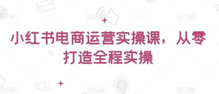 王导主小红书电商运营实操课，从零打造全程实操,课程,视频,教程,第1张