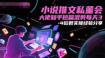 小说推文私董会大佬知乎短篇混剪每天3-4位数实操经验分享【揭秘】,课程,视频,抖音,第1张 小说推文私董会大佬知乎短篇混剪每天3-4位数实操经验分享【揭秘】,课程,视频,抖音,第1张