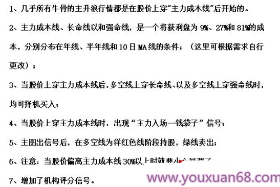 【指标】通达信【主力成本】主图/选股指标 一眼明悟主力成本 抄底主力持股无忧,指标,选股指标,第2张