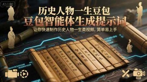 历史人物一生豆包智能体生成提示词,让你快速制作历史人物一生类视频,简单易上手【揭秘】,视频,制作,揭秘,第1张 历史人物一生豆包智能体生成提示词,让你快速制作历史人物一生类视频,简单易上手【揭秘】,视频,制作,揭秘,第1张