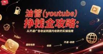 油管挣钱全攻略:从开通广告收益到国内收款的实操指南,油管赚钱全攻略,广告收益与国内收款全解析,视频,教程,赚钱,第1张 油管挣钱全攻略:从开通广告收益到国内收款的实操指南,油管赚钱全攻略,广告收益与国内收款全解析,视频,教程,赚钱,第1张