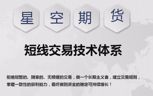 【星空期货】星空老师短线交易技术体系《日内波段交易》,课程,第1张