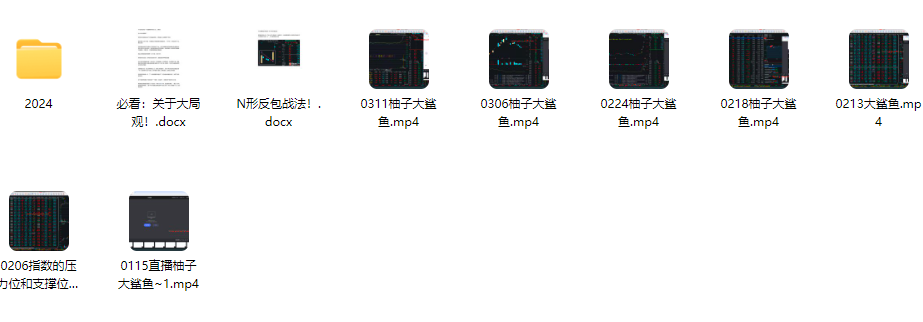 柚子大鲨鱼炒股直播课程,课程,直播课,大局观,第2张