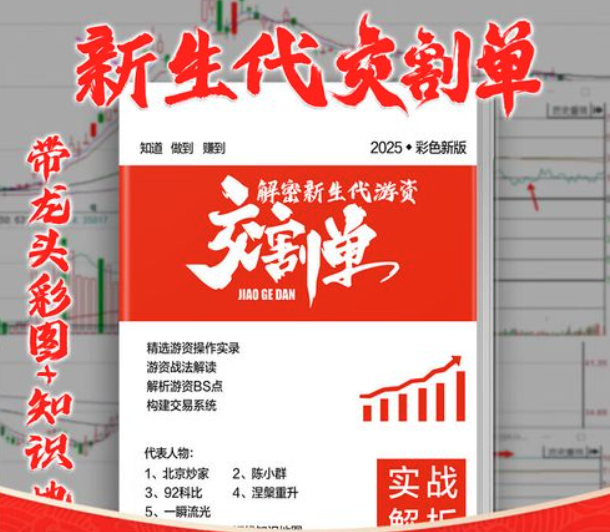 抖音热销的《2025顶级游资交割单图文解读》新生代游资实战交割单书籍彩色复印版,游资实战交割图解宝典,抖音,介绍,宝典,第1张 抖音热销的《2025顶级游资交割单图文解读》新生代游资实战交割单书籍彩色复印版,游资实战交割图解宝典,抖音,介绍,宝典,第1张