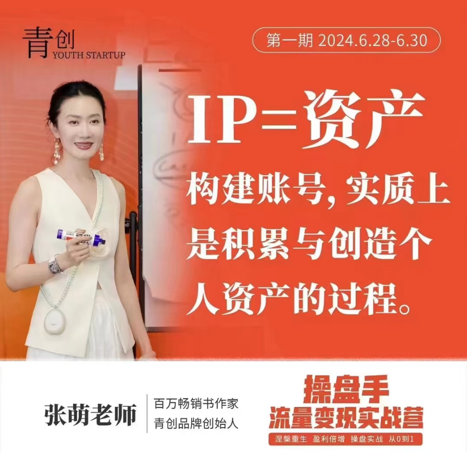 张萌青创 第一期操盘手流量变现实战营,课程,实战,第一期,第1张