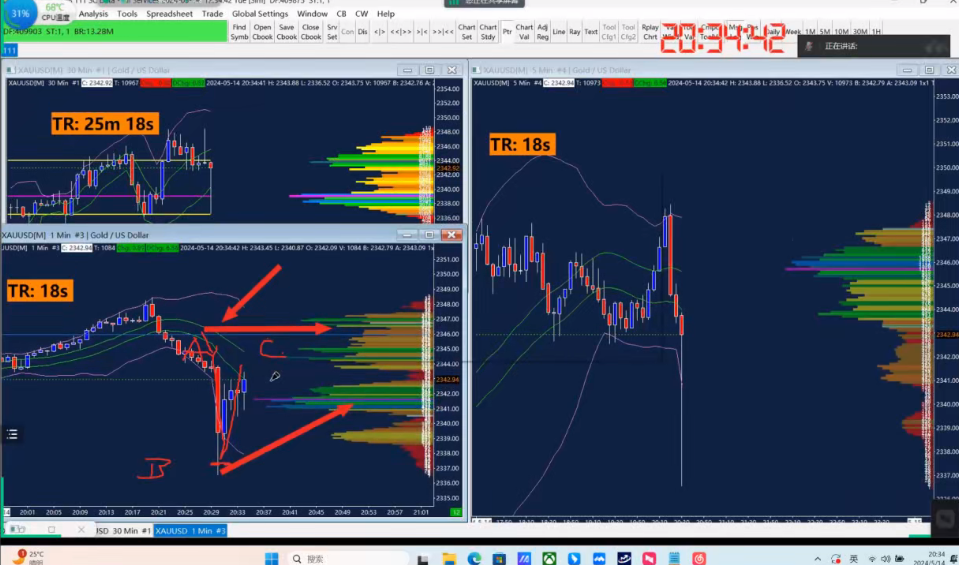 现货黄金张峻齐线下实战班全套课程高级交易员K订单流合集2024年4月5月，黄金交易实战班，张峻齐深度解读高级交易员K订单流合集,课程,合集,实战,第1张