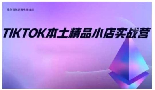TikTok本土精品小店出海实战营，从入门到高阶，不止0-1!,课程,视频,第1张