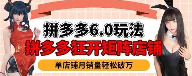 拼多多虚拟商品暴利6.0玩法，轻松实现月入过W