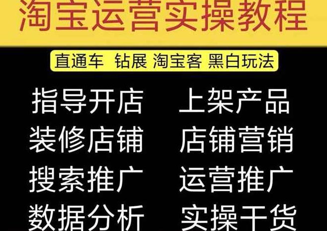 淘宝开店教程最新版高清初级中级高级超级篇全套,课程,视频,教程,第1张 淘宝开店教程最新版高清初级中级高级超级篇全套,课程,视频,教程,第1张