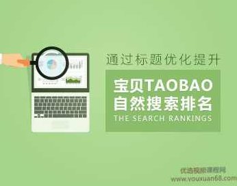 淘宝店铺如何通过标题优化提升宝贝自然搜索排名,课程,专家,掌握,第1张