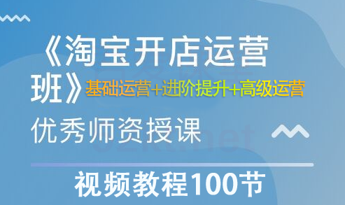 淘宝开店营运视频教程100节从基础运营+进阶提升+高级运营,课程,视频,教程,第1张