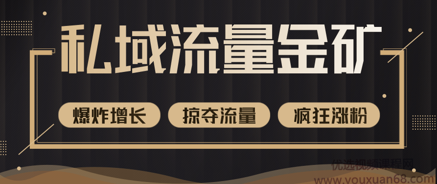 私域流量的金矿，循环获取各大媒体精准流量，无限复制网红的精准流量！价值2200元,课程,价值,计划,第1张