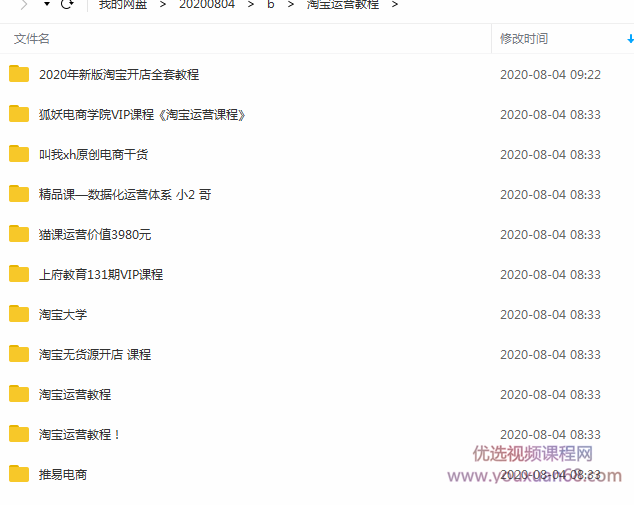 2020年新版如何在淘宝开店流程步骤及店铺如何运营全套课程 261G,课程,视频,教程,第2张 2020年新版如何在淘宝开店流程步骤及店铺如何运营全套课程 261G,课程,视频,教程,第2张