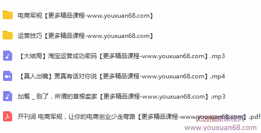 淘宝运营速成指南·81条军规,课程,第3张 淘宝运营速成指南·81条军规,课程,第3张