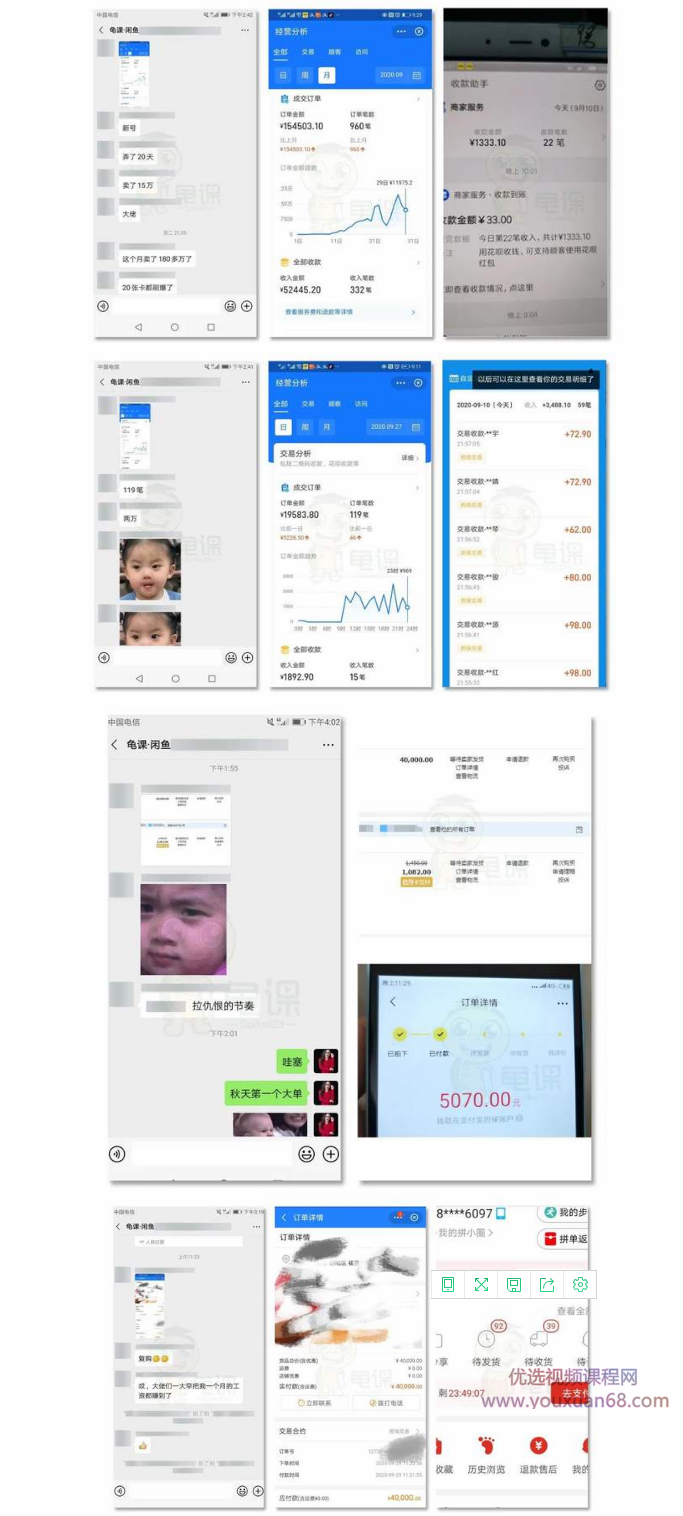 龟课闲鱼无货源电商课程第16期：可单干或批量操作，月入几千到几万,课程,第2张