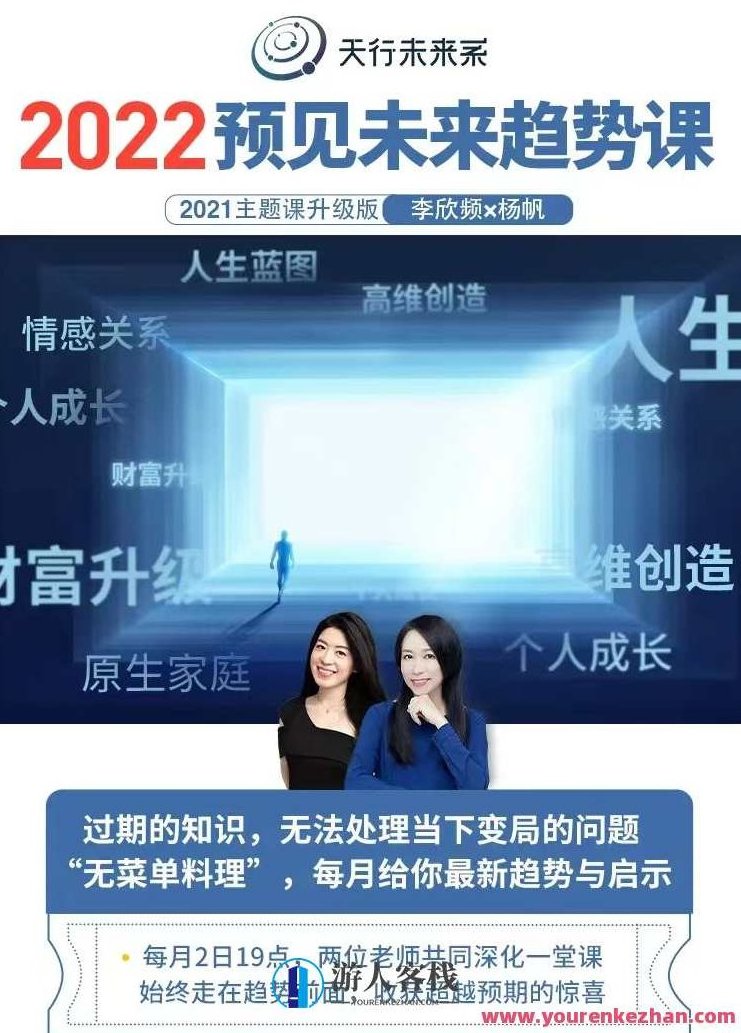 实然主题课-李欣频×杨帆2022年预见未来趋势课 百度云盘分享,518智库,百度云盘分享,第1张