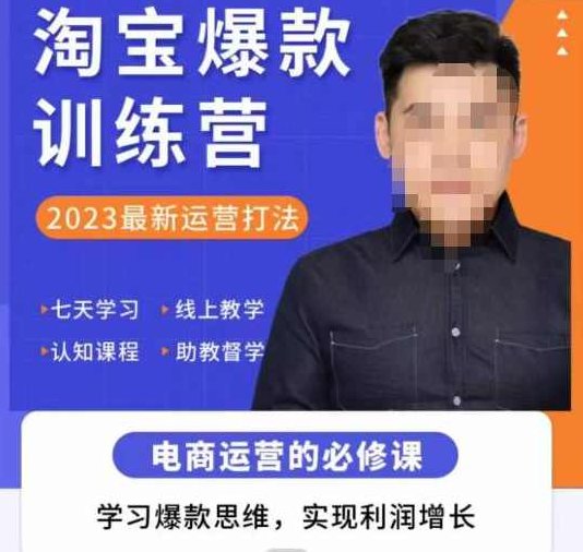 爱上黄昏·淘宝爆款训练营,2023最新运营打法,学习爆款思维,实现利润增长,课程,训练营,思维,第1张 爱上黄昏·淘宝爆款训练营,2023最新运营打法,学习爆款思维,实现利润增长,课程,训练营,思维,第1张