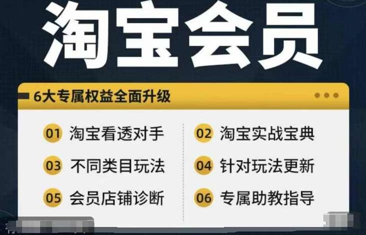 淘宝会员【淘宝所有课程，全面分析对手】，初级到高手全系实战宝典,课程,揭秘,应用,第1张