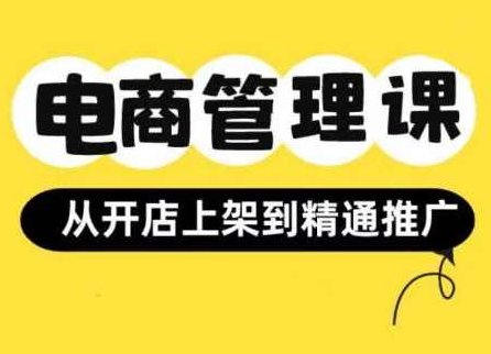 小红书&amp;amp;闲鱼开店从开店上架到精通推广，电商管理课,课程,视频,制作,第1张