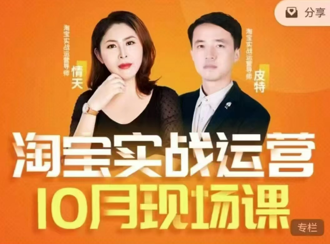2024年10月份淘宝全套运营现场课程，淘系电商运营必学,课程,基础,设计,第1张