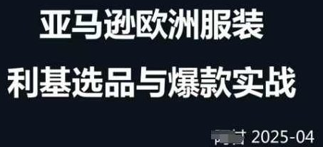 阿甘跨境电商选品案例24-25年，聚焦跨境电商选品策略与运营优化，助力卖家挖掘蓝海市场,课程,策略,成功,第1张