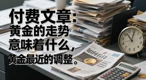 付费文章：黄金的走势意味着什么，如何看待黄金最近的调整,付费文,付费文章,第1张