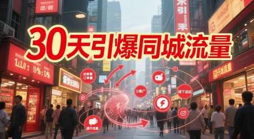 秦诗诗30天引爆同城流量：团购篇 认知篇 流量篇 来客篇 达人篇 老板人设IP篇 投流篇,课程,视频,抖音,第1张