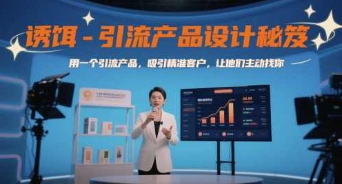 诱饵-引流产品设计秘笈，用一个引流产品，吸引精准客户，让他们主动找你,课程,设计,第1张