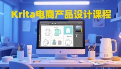 Krita电商产品设计课程，掌握从工具使用到创意落地的全链路设计能力,课程,视频,教程,第1张