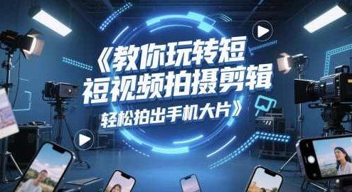 三旬老汉《5G短视频拍摄剪辑》，轻松拍出手机大片,课程,视频,教程,第1张