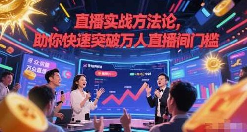晶总直播实战方法论，助你快速突破万人直播间门槛,课程,视频,教程,第1张