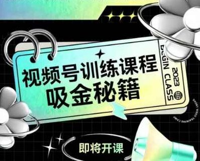 大阳-如何做好视频号，视频号训练课程，吸金秘籍,课程,视频,基础,第1张