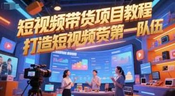 短视频带货项目教程，打造短视频带货第一队伍,课程,视频,教程,第1张