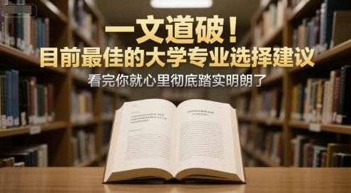付费文章：一文道破！目前最佳的大学专业选择建议，看完你就心里彻底踏实明朗了，专业选择指南，揭秘最佳大学专业选择，助你未来无忧,揭秘,介绍,指南,第1张