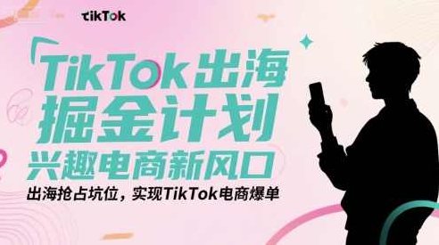 TikTok出海掘金计划，兴趣电商新风口，出海抢占坑位，实现TikTok电商爆单，TikTok出海新风口，兴趣电商掘金计划,课程,视频,第1张