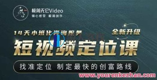 【定位课】找准定位，制定速度最快的创富路经 百度搜索云盘分享，定位课精准定位，快速开启创富之旅——百度搜索云盘独家分享,课程,视频,百度搜索云盘分享,第1张