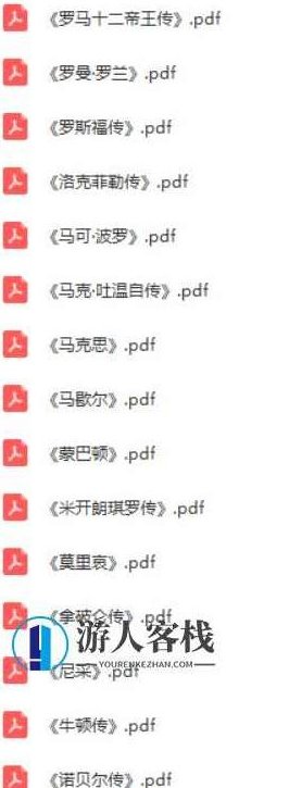 外国名人传记文学大合集_教程分享，外国名人传记文学大合集，深度解析与教程分享,教程,合集,教程分享,第4张