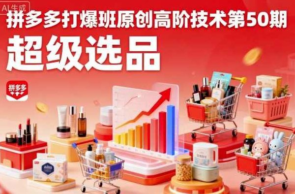 叮当会拼多多打爆班原创高阶技术第50期，超级选品，拼多多爆品选品秘诀，叮当独家揭秘，拼多多高阶打爆班第50期，深度解析超级选品策略，爆品选秀秘诀全揭露