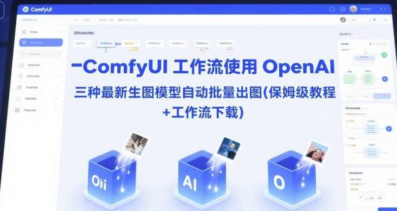 ComfyUI 工作流使用 OpenAI 三种最新生图模型自动批量出图(保姆级教程+工作流下载)ComfyUI 工作流，使用 OpenAI 三种最新生图模型自动批量出图教程，ComfyUI工作流，深度解析与实战应用OpenAI最新生图模型自动批量出图教程（保姆级教程+工作流下载）