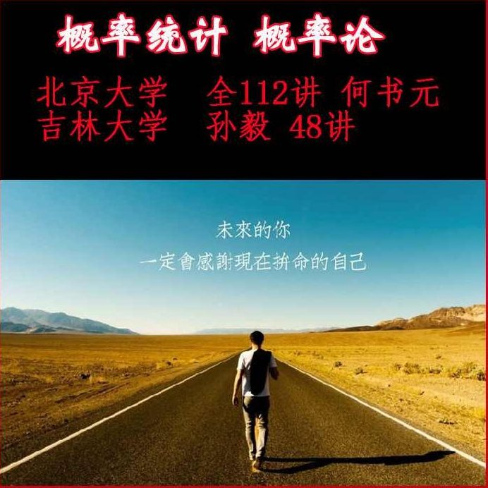 概率统计D（48讲）-吉林某大学 孙毅，孙毅教授主讲，吉林某大学概率统计D课程（共48讲）