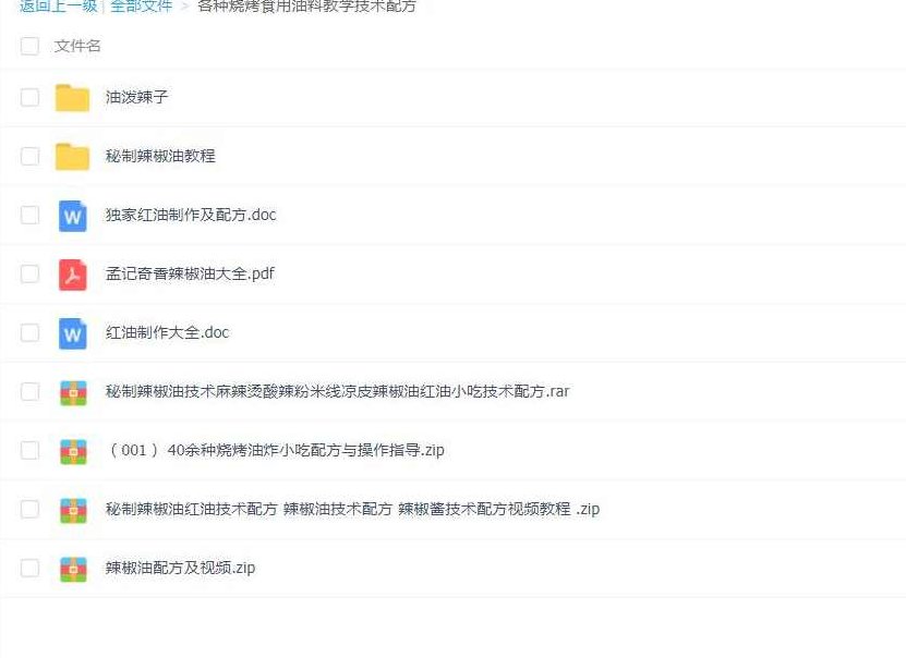 各种烧烤食用油料教学技术配方，烧烤美食，精选食用油料配方教学技术