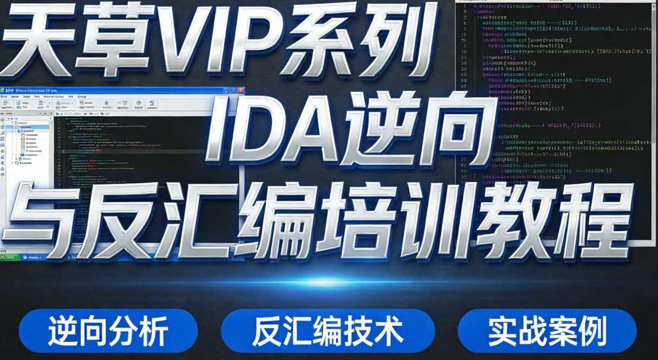 天草VIP系列IDA逆向与反汇编培训教程