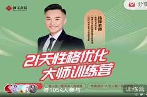 杨洋老师《21天性格优化》,研究,专家,培训,第2张