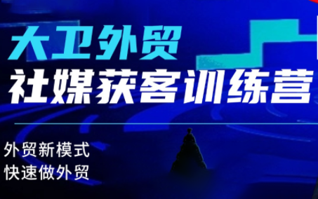 大卫老师·外贸社媒获客独家训练营(更新2月),课程,视频,训练营,第1张 大卫老师·外贸社媒获客独家训练营(更新2月),课程,视频,训练营,第1张