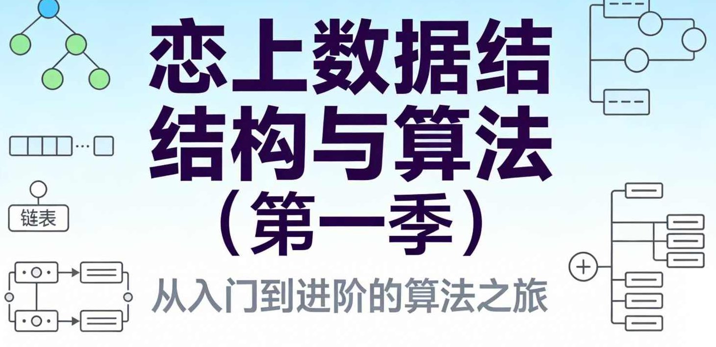 恋上数据结构与算法（第一季）,课程,设计,策略,第1张