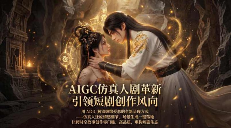 AIGC仿真人《合欢宗》短剧教学