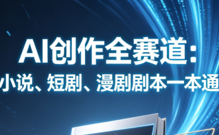 AI创作全赛道：小说、短剧、漫剧剧本一本通（更新5月）