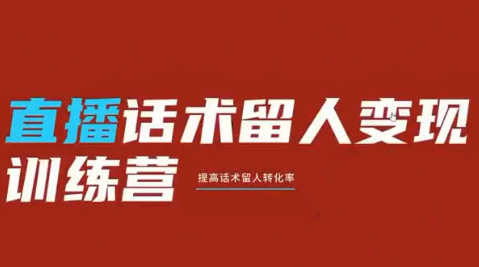 纹汐·直播话术留人变现训练营